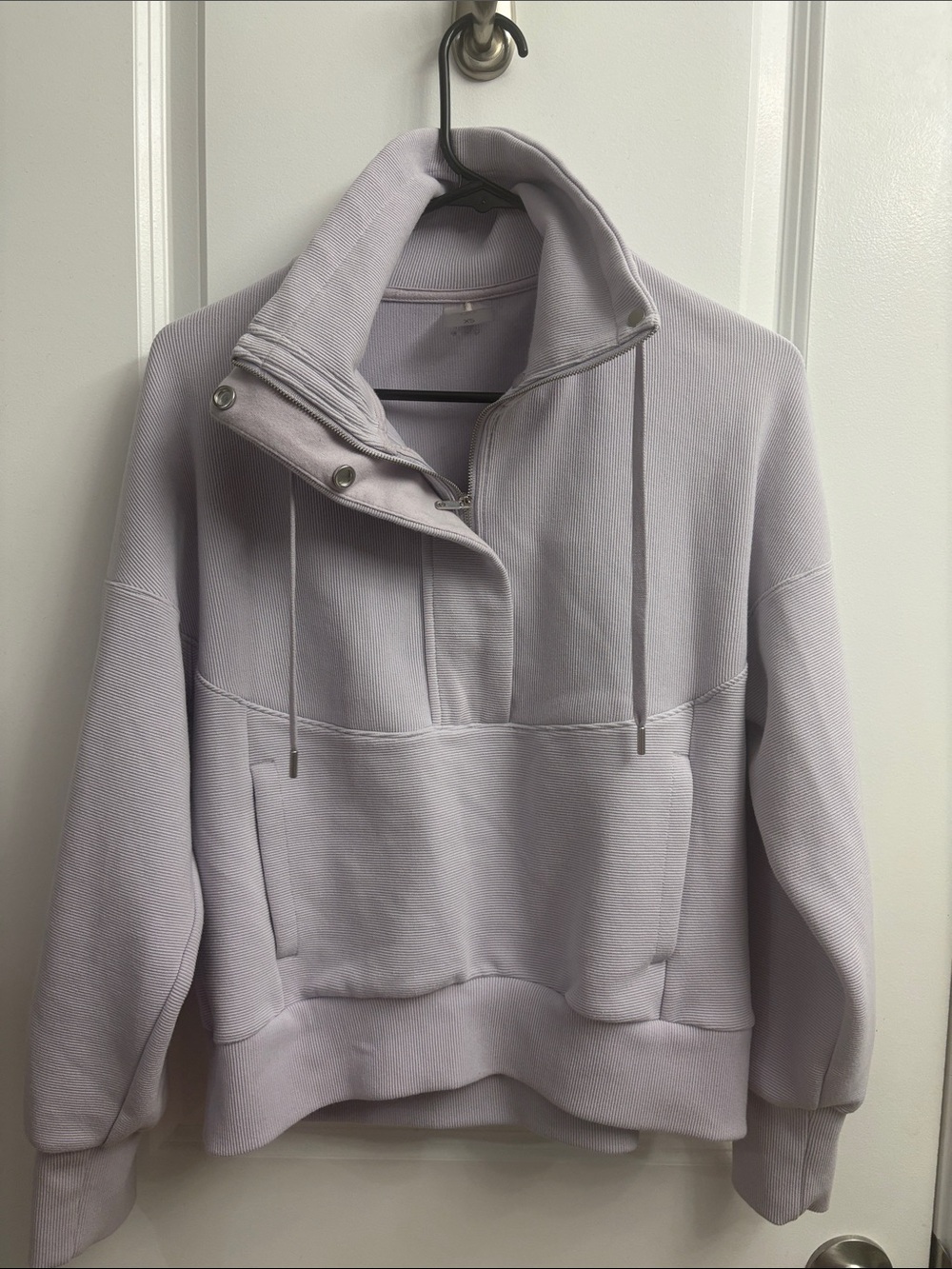 Calia Lavender Quarter-Zip Pullover (XS)